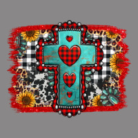 Christmas Cross With Background Vintage Tee | Teevron