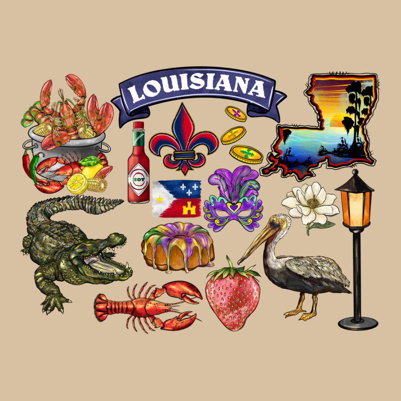 Preview Louisiana State Heavyweight Hoodie by BarkalooDesign | Teevron