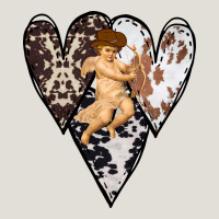 Country Cupid Valentine Cowhide Heart Heavy Core Tee | Teevron