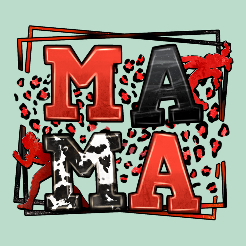 Wrestling Mama Red And Black Premium Hoodie by LillyAllenDesigns | Teevron