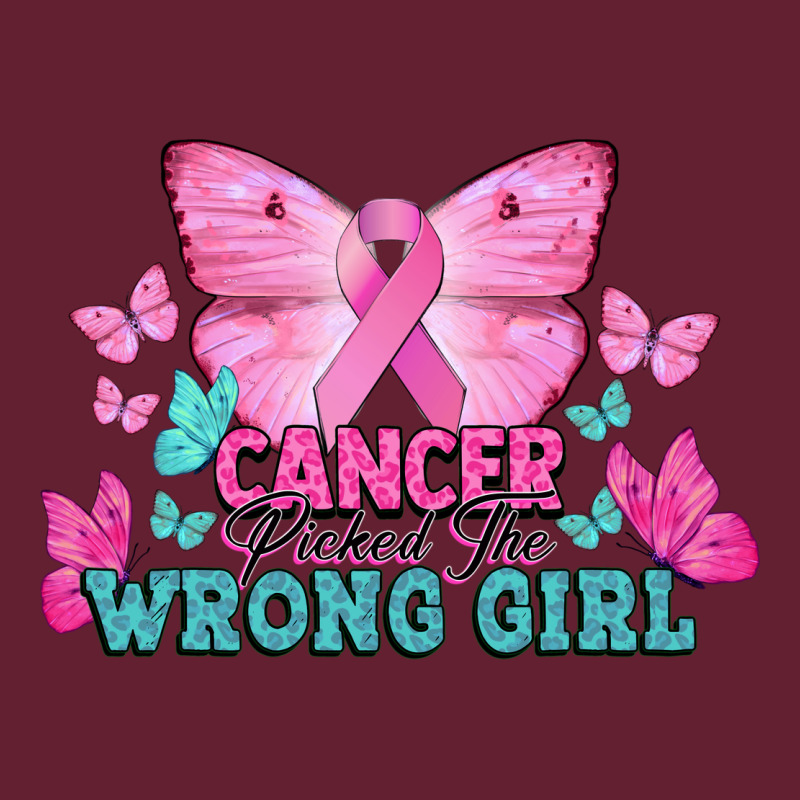 Cancer Picked The Wrong Girl Cancer Awareness Classic Tee by HowdyJamesFarm | Teevron