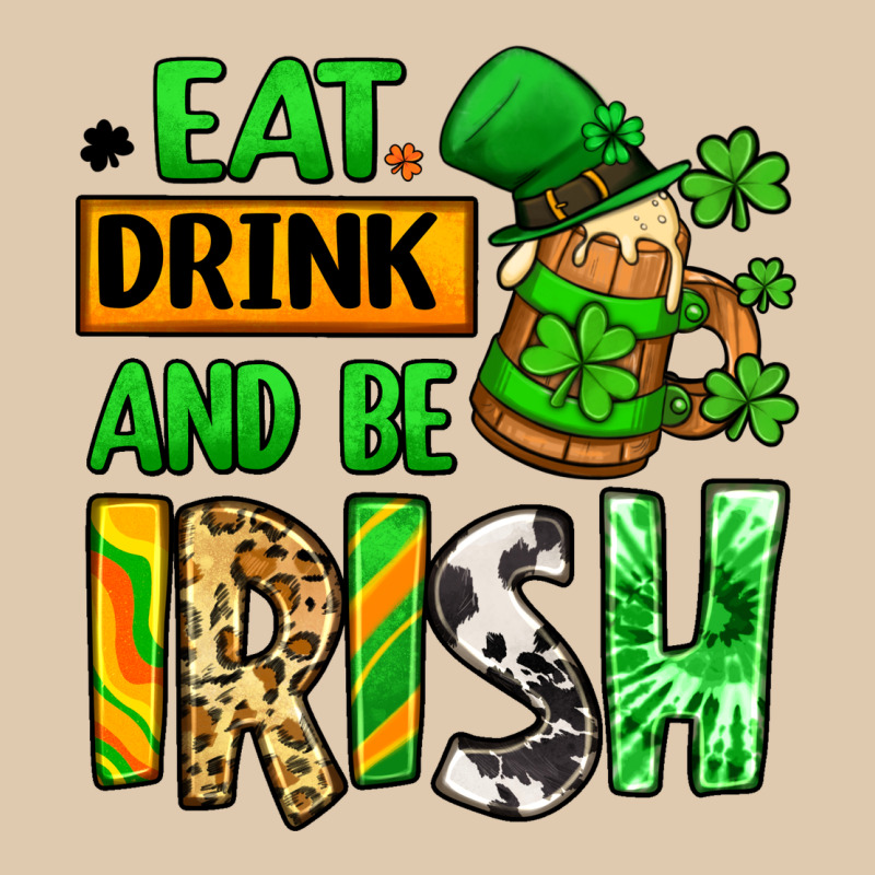 Eat Drink And Be Irish St. Patrick's Heavyweight Sweatshirt by LillyAllenDesigns | Teevron