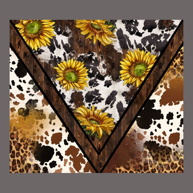 Western Sunflowers And Cowhide Tumbler Tbs Classic Tee by TumblerDesignByShophia | Teevron