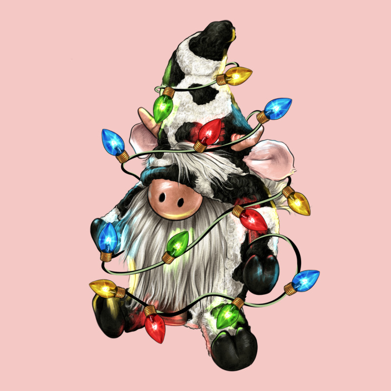 Christmas Cow Gnome Urban Heavy Tee by CowGirlArtShop | Teevron