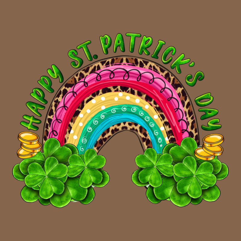 Happy St. Patrick's Day Rainbow And Shamrock Premium Tee by RanaPortraitStore | Teevron