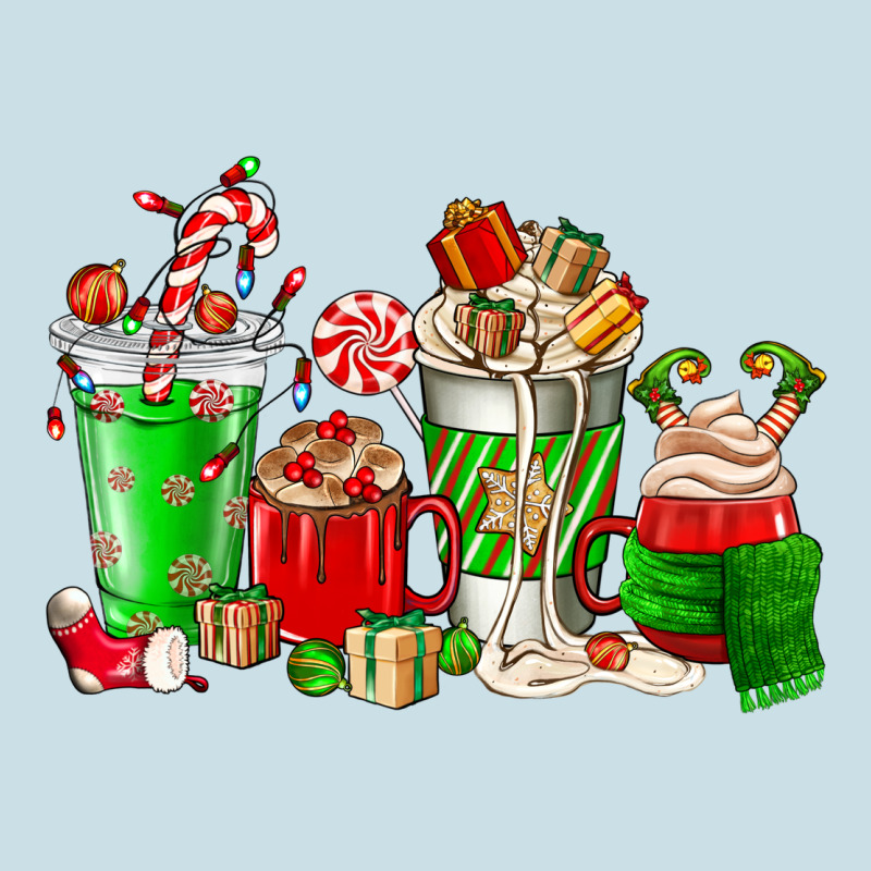 Christmas Coffee Cup Ladies Tee by NancyCooperArtShop | Teevron