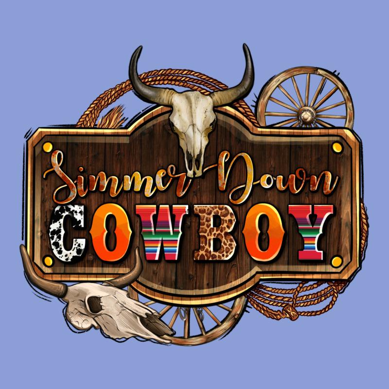 Simmer Down Cowboy Olivia Long Sleeve Tee by OliviaCreatesArt | Teevron