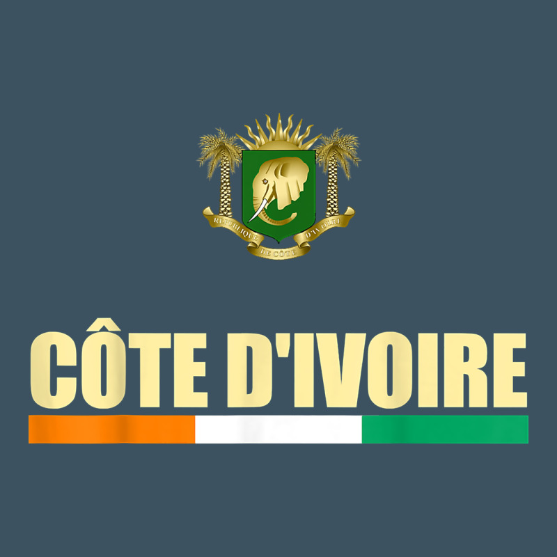 Cote D_ivoire National Flag Ivory Coast Coat Of Arms Gift Urban Heavy Tee by trangStudio | Teevron