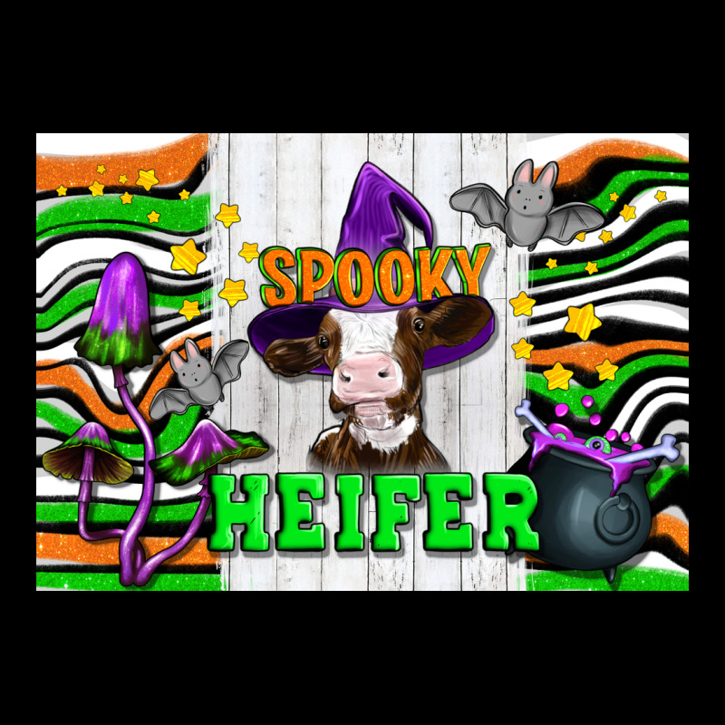 Spooky Heifer Zipper Hoodie by Artiststas | Teevron