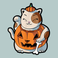 Cute Kawaii Maneki Neko Cat Halloween Pumpkin Costume Boys Heavy Core Tee | Teevron