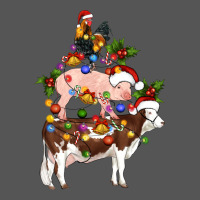 Stacked Christmas Farm Animals Zipper Hoodie | Teevron