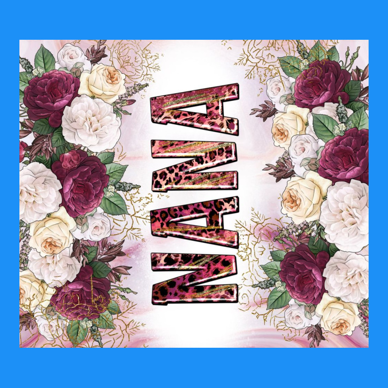 Mother's Day Nana Flowers Tumbler Tbs Classic Tee by TumblerDesignByShophia | Teevron
