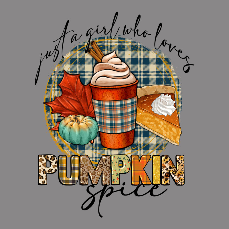 Just A Girl Who Loves Pumpkin Spice Vintage Tee by CowGirlArtShop | Teevron
