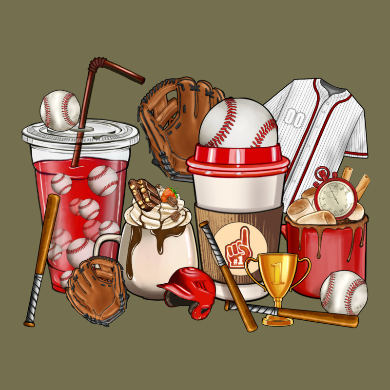 Baseball Coffee Cups Vintage Hoodie by HowdyJamesFarm | Teevron