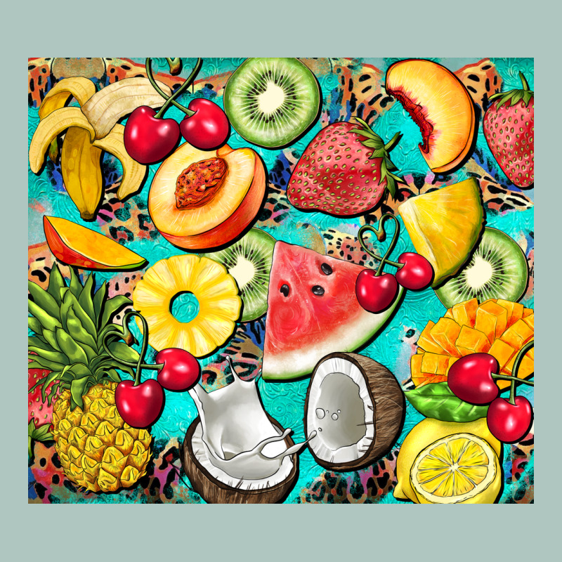 Summer Fruits Premium Sweatshirt by BarkalooDesign | Teevron