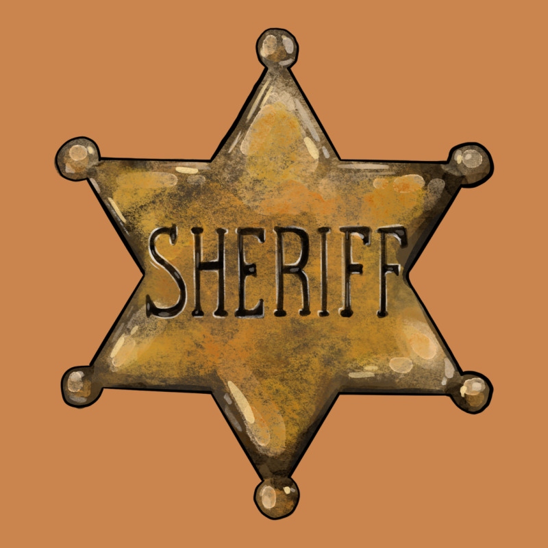 Sheriff Star Heavyweight Hoodie by BarkalooDesign | Teevron