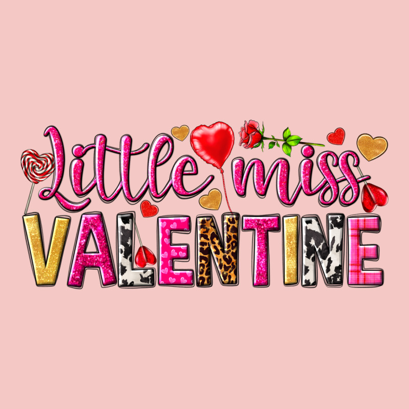 Little Miss Valentine Urban Heavy Tee by HowdyJamesFarm | Teevron