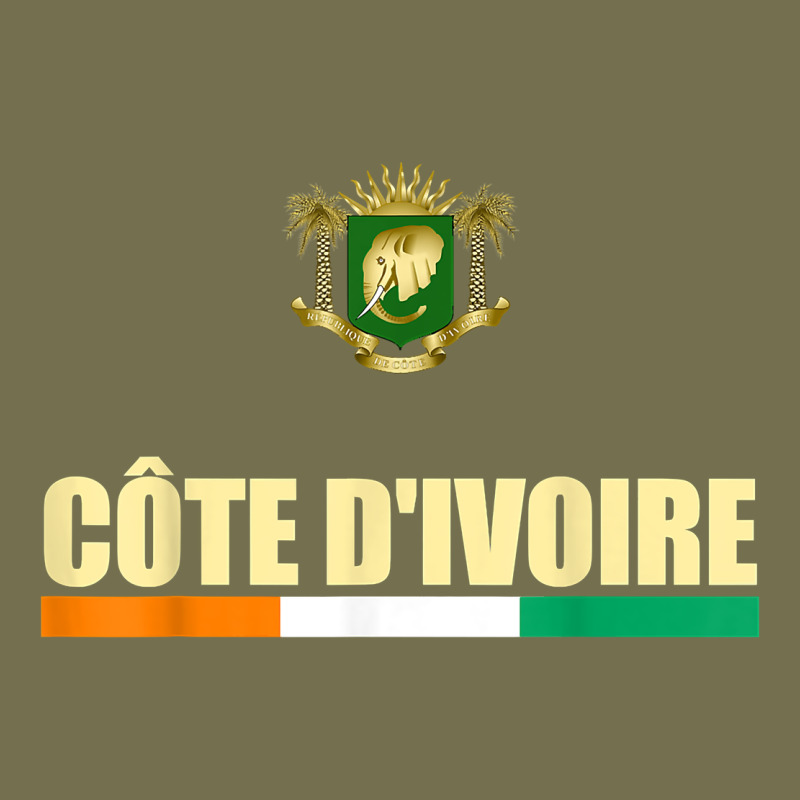 Cote D_ivoire National Flag Ivory Coast Coat Of Arms Gift Vintage Hoodie by trangStudio | Teevron