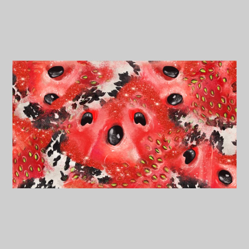 Watermelon Strawberry Cowhide Cup Premium Sweatshirt by BarkalooDesign | Teevron