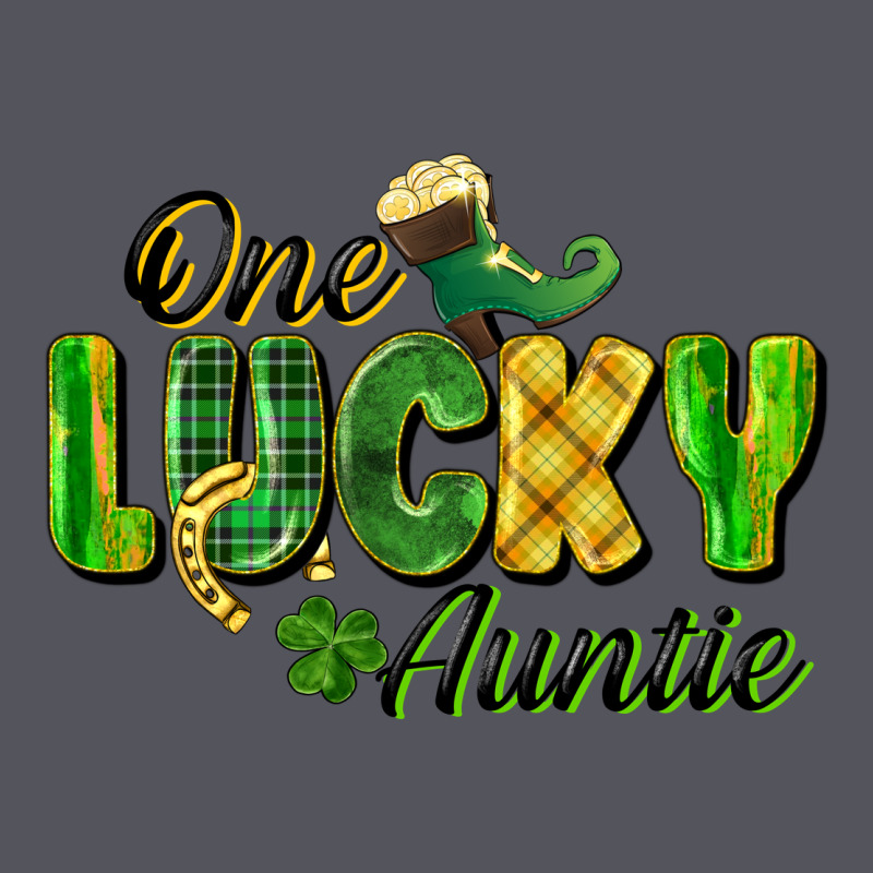 One Lucky Auntie St. Patrick's Day Vintage Hoodie by CowGirlArtShop | Teevron