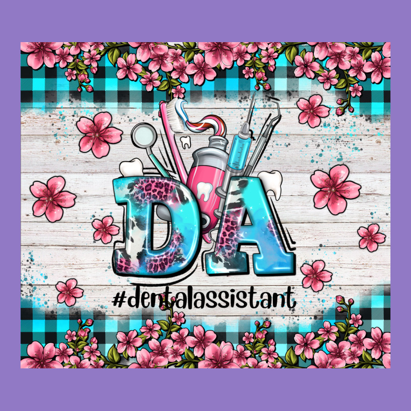 Da Dental Assistant Dentist Element With Flowers Urban Hoodie by AdoDesignShop | Teevron