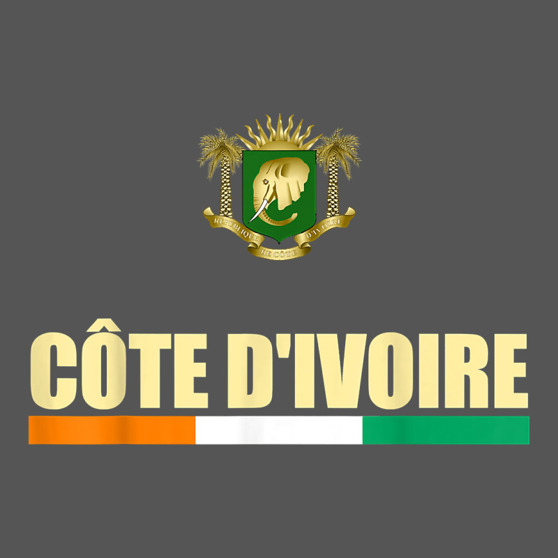 Cote D_ivoire National Flag Ivory Coast Coat Of Arms Gift Zipper Hoodie by trangStudio | Teevron