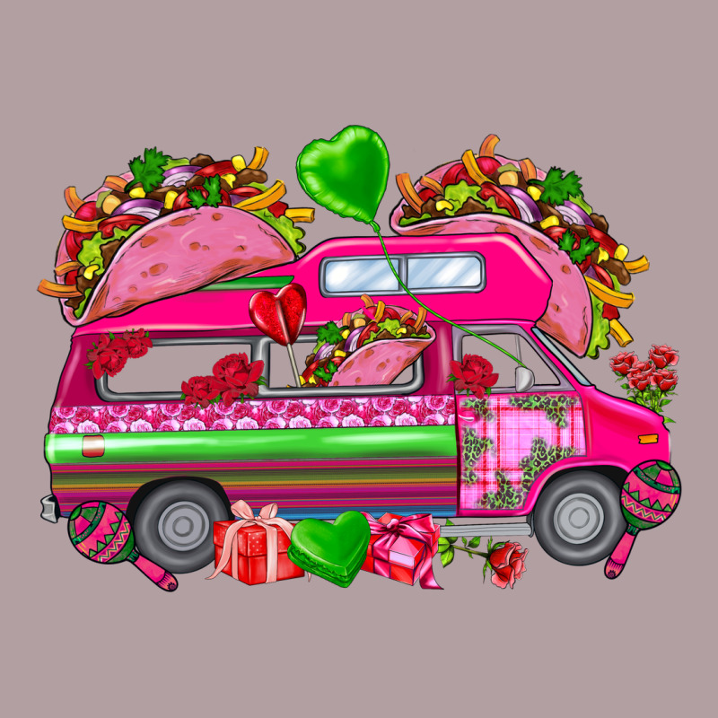 Valentine's Day Tacos Truck Mexico Vintage Hoodie by HowdyJamesFarm | Teevron