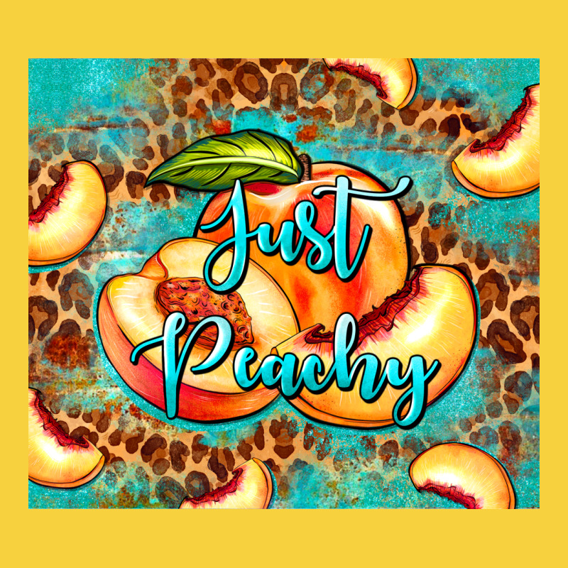 Just Peachy Peach Tumbler Premium Sweatshirt by BarkalooDesign | Teevron