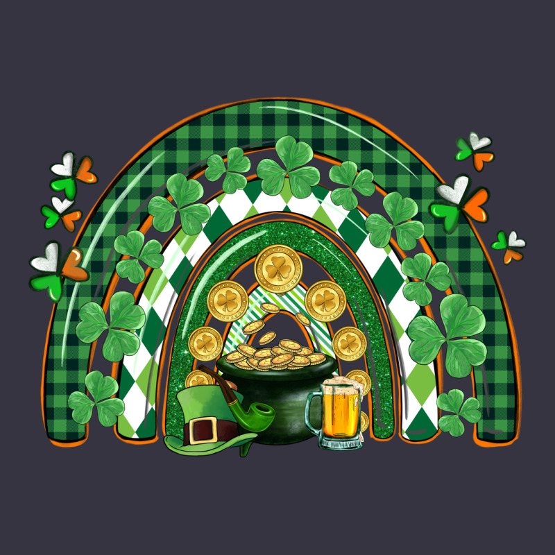 St. Patrick's Rainbow Vintage Hoodie by CowGirlArtShop | Teevron