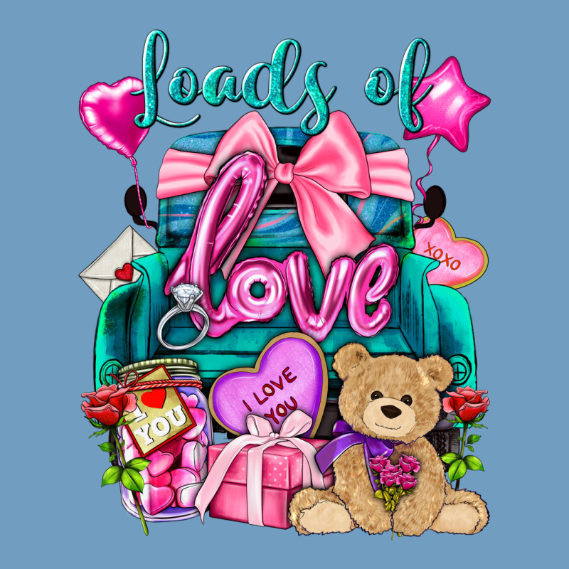 Loads Of Love Truck Valentine's Day Urban Heavy Tee by HowdyJamesFarm | Teevron