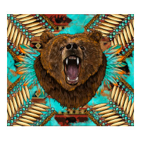 bear native american  tumbler | Teevron