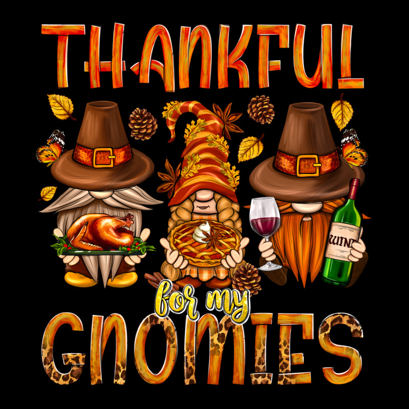 Thankful For My Gnomies Ladies Tee by NancyCooperArtShop | Teevron