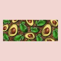 Avocados With Wood And Leopard Background 11 Oz Mug Premium Sweatshirt | Teevron