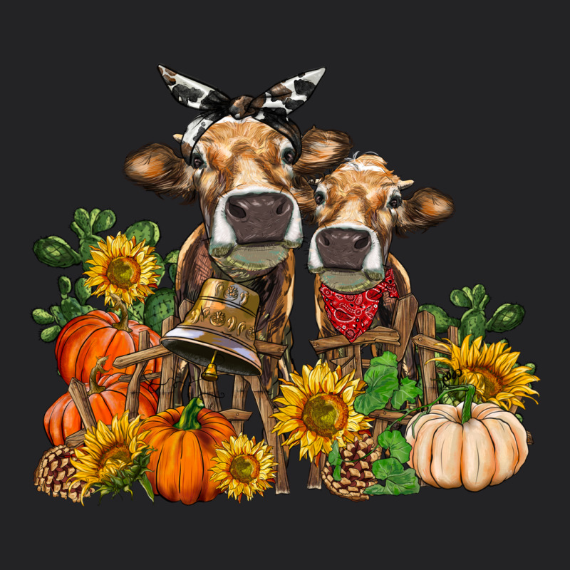 Fall Heifer Cows Vintage Tee by RanaPortraitStore | Teevron