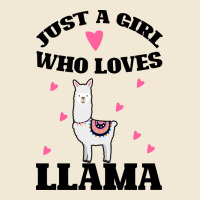 Llama Just A Girl Who Loves Llamas Premium Tee | Teevron