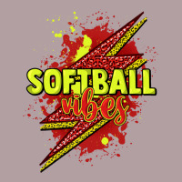 Softball Vibes Lightning Bolt Vintage Hoodie | Teevron