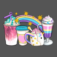 Unicorn Coffee Cups Zipper Hoodie | Teevron