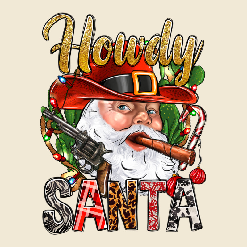 Howdy Santa Ladies Tee by NancyCooperArtShop | Teevron