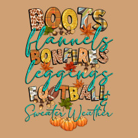 Boots Flannels Bonfires Football Vintage Tee | Teevron
