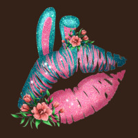 Eared Turquoise Pink Easter Lips Heavy Core Tee | Teevron