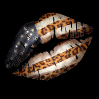 Vintage American Flag With Leopard Pattern Heavy Core Tee | Teevron