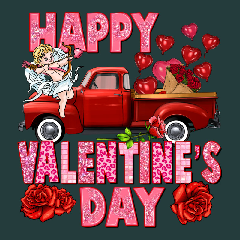 Happy Valentine's Day Red Truck Classic Tee by HowdyJamesFarm | Teevron