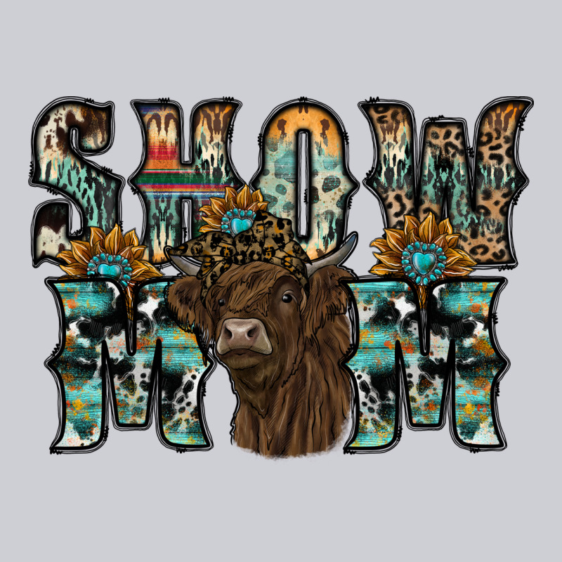 Show Mom Highland Cow Heavyweight Sweatshirt by SublimationCraftShop | Teevron