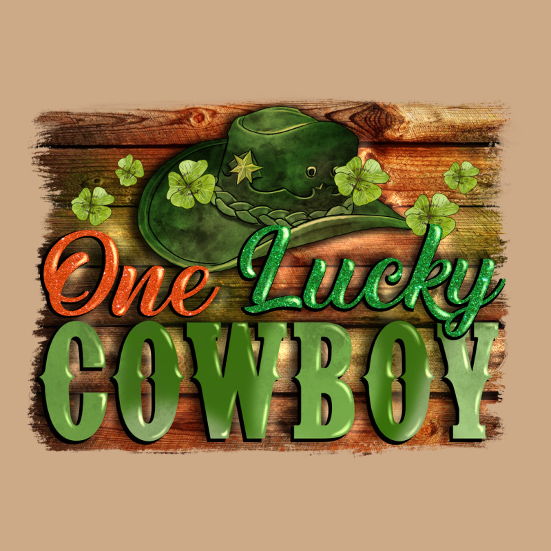 One Lucky Cowboy St. Patrick's Day Vintage Hoodie by CowGirlArtShop | Teevron