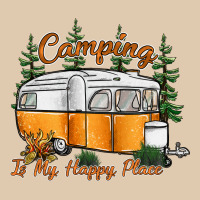 Camping Is My Happy Place Heavyweight Sweatshirt | Teevron