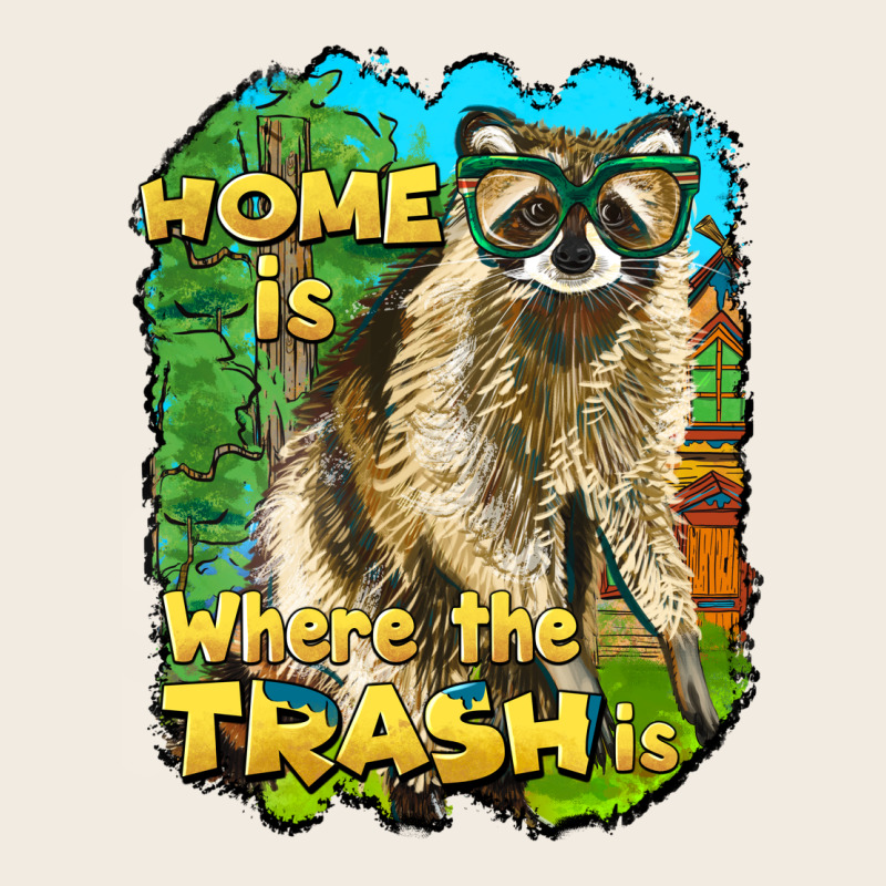 Raccoon Home Is Where The Trash Is Premium Sweatshirt by BarkalooDesign | Teevron