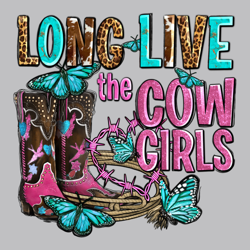 Long Live The Cowgirls Olivia Long Sleeve Tee by OliviaCreatesArt | Teevron