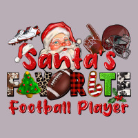 Santas Favorite  Football Player Vintage Tee | Teevron