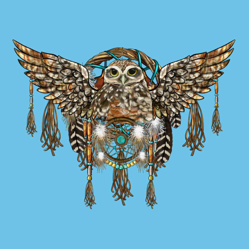 Native Dream Catcher With Owl Premium Sweatshirt by BarkalooDesign | Teevron