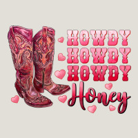 Howdy Howdy Howdy Honey With Cowgirl Boots Heavy Core Tee | Teevron